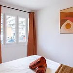 #41 Staywiz Us - Flat For 6, 3 Bdrs Parking Wifi 5mins Walk Tram T1 Nice