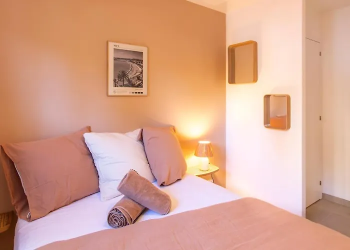 Apartamento #41 Flat For 6, 3 Bdrs Parking Wifi 5mins Walk Tram T1 Nice